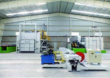 Forno Câmara de Homogeneização de tarugos de alumínio 